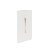 Nova Luce Passaggio - Wandeinbauleuchte - 37 x 37 mm, Ø 32 mm Einbaumaß - 1W LED inkl. - IP54 - weiß