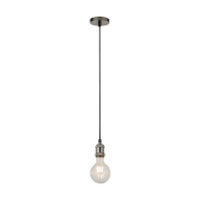 Searchlight Suspension - Pendelleuchte - Ø 9,8 x 150 cm - satiniert silber