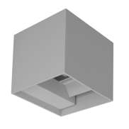 Century Italia Up & Down - Wandleuchte - 10 x 10 x 10 cm - 10W LED inkl. - einstellbare Lichtfarbe - IP65 - grau