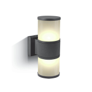 ONE Light E27 Tube Lights - Außenwandleuchten - 10,7 x 30 cm - IP54 - anthrazit