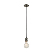 Searchlight Suspension - Pendelleuchte - Ø 9,8 x 150 cm - Schwarz Chrom