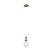 Searchlight Suspension - Hängeleuchte - Ø 9,8 x 150 cm - Messing antik