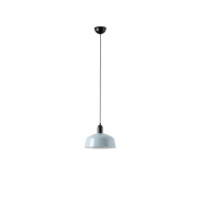 Faro Tatawin M - Pendelleuchte - Ø 25 x 211,5 cm - schwarz satiniert und grau-blau glänzend