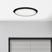 Nova Luce Perfect Profile Trimless - Einbaustrahler mit Fernbedienung - Ø 400 mm, 475 mm Einbaumaß - 24W dimmbare LED inkl. - 2700K-6000K - schwarz