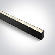 ONE Light LED Linearprofile Medium - 7 x 3,5 cm - 150 cm Länge - 50W LED inkl. - schwarz