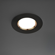 Nordlux Smart Dorado - Einbaustrahler - intelligente Beleuchtung - Ø 85 mm, Ø 72 mm Einbaugröße - 4,7W LED inkl. - IP65 - schwarz