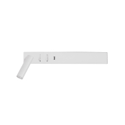 Nova Luce Vida - Wandleuchte mit Schalter und USB-Ladegerät - 35 x 10 x 8 cm - 5W + 3W LED inkl. - sandweiß