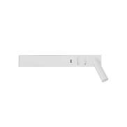 Nova Luce Vida - Wandleuchte mit Schalter und USB-Ladegerät - 35 x 10 x 8 cm - 5W + 3W LED inkl. - sandweiß
