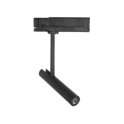 Nova Luce Wang - 3-Phasen Stromschienenstrahler - 16 x 3 x 29 cm - 12W LED inkl. - Sand schwarz