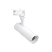Maxlight Shinemaker - Stromschienenstrahler - 3-Phasen-Schienensystem - Ø 5,5 x 19,6 cm - 15W dimmbare LED inkl. - weiß