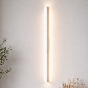 Nova Luce Doul - Außenwandleuchte - 5,3 x 121 x 6 cm - 20W LED inkl. - IP65 - Sand Weiß