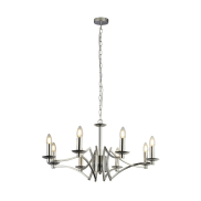 Searchlight Ascot - Kronleuchter - Ø 72 x 150 cm - Chrom