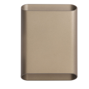 Artdelight Diaz – wandleuchte – 4 x 14,5 x 20 cm – 2 x 6W LED inkl. – IP65 – champagner