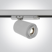 ONE Light COB Zoomable Cylinder - Stromschienenstrahler - Ø 7,5 x 12 cm - 20W LED inkl. - weiß - warmweiße Lichtfarbe