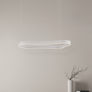 Nova Luce Dussa - Hängelampe - 45 x 150 x 90 cm - 52W dimmbar LED inkl. - sandweiß