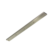 ETH - Deckenplatte 5 Lichtpunkte - 120 x 9 x 2,5 cm - Stahl satiniert