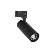 Nova Luce Monvel - 3-Phasen Stromschienenstrahler - 7 x 6 x 15 cm - 15W LED inkl. - Sand schwarz