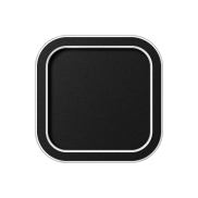 ETH Loïs - Deckenleuchten - 20 x 20 x 5 cm - 3 Stufen dimmbar - 15W LED inkl. - IP44 - schwarz