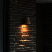 Nordlux Kyklop Cone - außenwandleuchte  - Ø 15,6 x 13,9 cm - IP54 - rostig