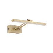 Nova Luce Marnell - Wandleuchte - 37,6 x 20,5 x 5,5 cm - 12W LED inkl - Messing antik