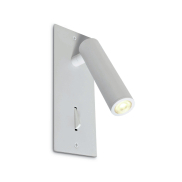 ONE Light Reading Spots - Wandleuchte mit Schalter - 6 x 4,7 x 15 cm - 3W LED inkl. - weiß