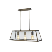 Searchlight Voyager - Hängeleuchte - 65 x 20 x 100 cm - Messing antik