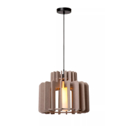Lucide Rollo - Hängeleuchte - Ø 40 x 150 cm - taupe