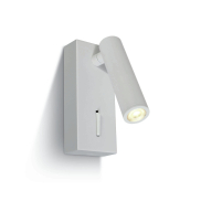ONE Light Reading Spots - Wandleuchte mit Schalter - 5 x 2,5 x 12 cm - 3W LED inkl. - weiß