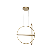 Nova Luce Arte - Pendelleuchte - 52 x 16 x 120 cm - 48,6W dimmbare LED inkl - gold