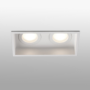 Faro Hyde - Einbaustrahler - 89 x 89 mm, 165 x 83 mm Einbaumaß - IP44 - mattweiß