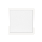 ETH Anne Square - deckenleuchte - 30 x 2,7 x 30 cm - 3 Stufen dimmbar - 18W LED inkl. - IP44 - weiß