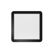 ETH Anne Square - deckenleuchte - 30 x 2,7 x 30 cm - 3 Stufen dimmbar - 18W LED inkl. - IP44 - schwarz