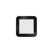 ETH Anne Square - deckenleuchte - 17 x 2,7 x 17 cm - 3-stufig dimmbar - 10W LED inkl. - IP44 - schwarz