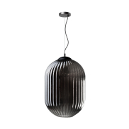 ETH Glamm - hängeleuchte - Ø 40 x 175 cm - schwarz