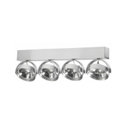 Artdelight Dutchess - Aufbaustrahler 4L - 55 x 6 x 18,9 cm - Aluminium