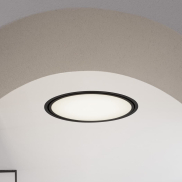 Nova Luce Perfect Profile Trimless - Einbaustrahler mit Fernbedienung (inkl.) - Ø 440 mm, 420 mm Einbaumaß - 24W dimmbare LED inkl. - 2700K-6000K - schwarz