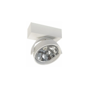 Artdelight Dutchess - Aufbaustrahler 1L - 16 x 6 x 18,9 cm - weiß