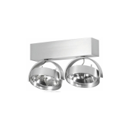 Artdelight Dutchess - Aufbaustrahler 2L - 25 x 6 x 18,9 cm - Aluminium