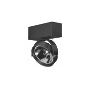 Artdelight Dutchess - Aufbaustrahler 1L - 16 x 6 x 18,9 cm - schwarz