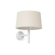 Faro Windsor – wandleuchte – Ø 29 x 39,2 x 26,5 cm – mattweiß und leinen