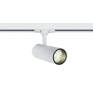 ONE Light COB Cylinder - Stromschienenstrahler mit COB LED - 3-Phasen-Schienensystem - Ø 5,5 x 14,7 cm - inkl. 10W LED - weiß - Lichtfarbe weiß