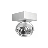 Artdelight Dutchess - Aufbaustrahler 1L - 12,8 x 12,8 x 18 cm - Aluminium
