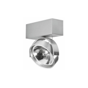 Artdelight Dutchess - Aufbaustrahler 1L - 16 x 6 x 18,9 cm - Aluminium