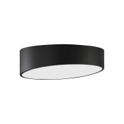 Nova Luce Maggio - Deckenleuchte - Ø 50 x 12 cm - 60W LED inkl. - sand schwarz und matt weiß