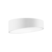 Nova Luce Maggio - Deckenleuchte - Ø 40 x 12 cm - 30W LED inkl. - sandweiß und mattweiß