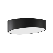 Nova Luce Maggio - Deckenleuchte - Ø 40 x 12 cm - 30W LED inkl. - sand schwarz und matt weiß