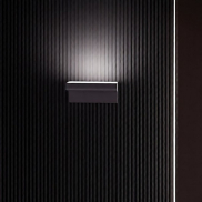 Nova Luce Lita - Außenwandleuchte - 20 x 9 x 12 cm - 6W LED inkl. - IP65 - zement