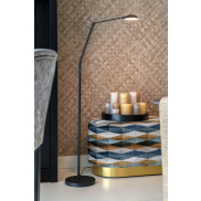 Artdelight Palermo - Stehleuchte - Ø 26 x 170 cm - 10W dim to warm led incl - schwarz