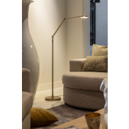 Artdelight Palermo - Stehleuchte - Ø 26 x 170 cm - 10W gedimmt bis warm led inkl - bronze