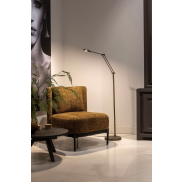 Artdelight Palermo - Stehleuchte - Ø 26 x 170 cm - 10W dimmbar bis warm LED inkl. - antike Bronze